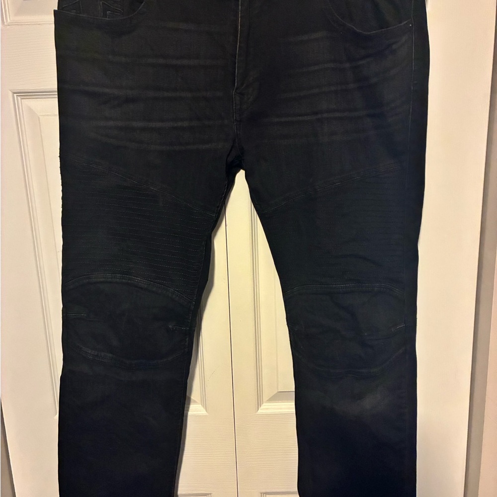 True Religion Men's Black Skinny Jeans